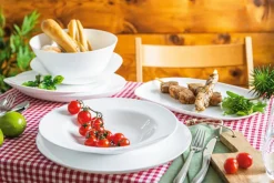 CreaTable Pizzateller ITALIEN PARTY 32 cm weiß