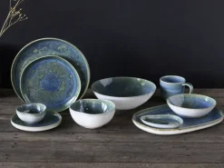 CreaTable Salatschüssel YUKI 24 cm Hochwertiges Steinzeug