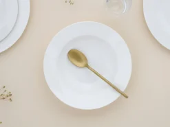 CreaTable Suppenteller FLEUR ROYAL 6er Set creme weiß