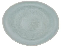 CreaTable Teller flach PIETRA Keramik graphitgrau