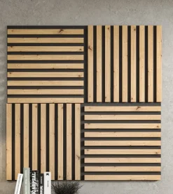 Dekopaneel 4er-Set 40 x 40 cm Artisan-Dekor