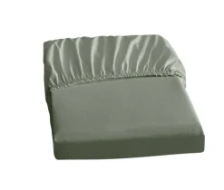 DORMISETTE Spannbettlaken 90-100 x 200 cm salbei