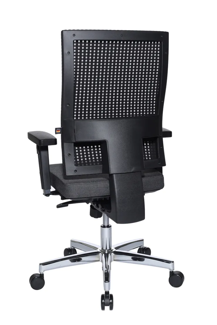 Drehstuhl ART PLUS Stoffbezug Grau/ Schwarz