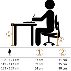 Drehstuhl SALERNO schwarz