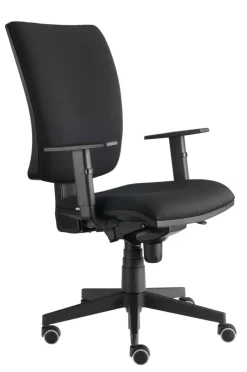 Drehstuhl SOLID I 64 x 119 x 64 cm schwarz