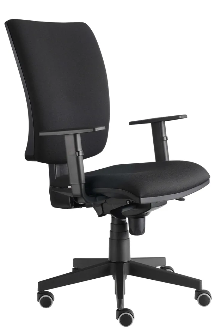 Drehstuhl SOLID I 64 x 119 x 64 cm schwarz