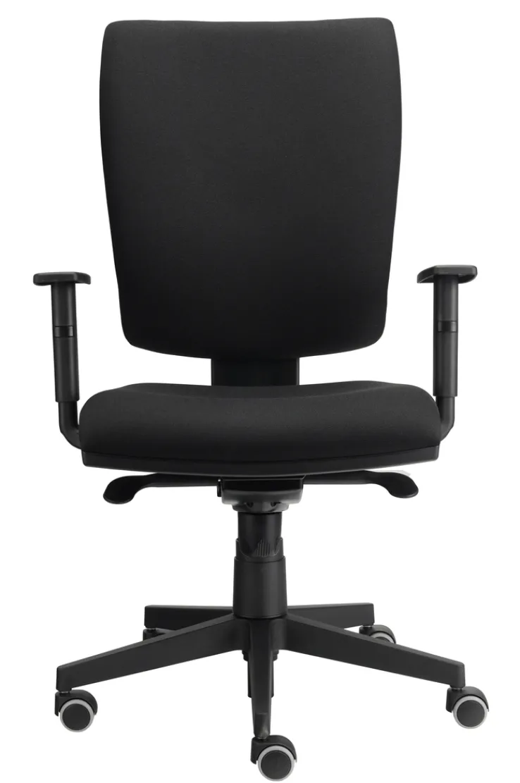 Drehstuhl SOLID I 64 x 119 x 64 cm schwarz