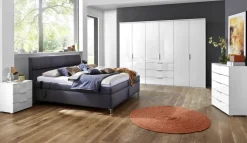 Drehtürenschrank DIOSO 301 x 226 cm weiß