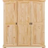 Drehtürenschrank NICOLAS 150 x 180 cm braun