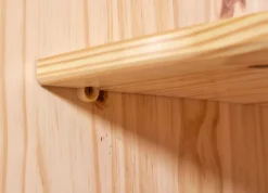 Drehtürenschrank NICOLAS 150 x 180 cm braun