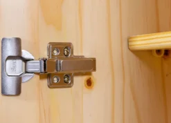 Drehtürenschrank NICOLAS 150 x 180 cm braun