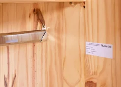 Drehtürenschrank NICOLAS 150 x 180 cm braun