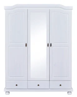 Drehtürenschrank OSKAR 150 x 198 cm weiß