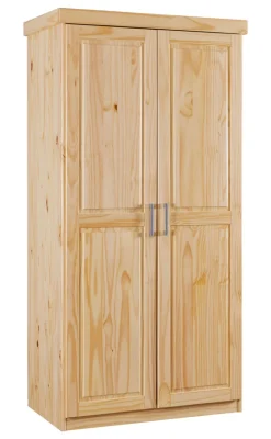 Drehtürenschrank VINCENT 95 x 190 cm braun