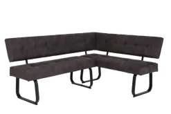 QUARTIER Eckbank LUISE 202 x 152 cm anthrazit