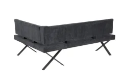 QUARTIER Eckbank MARION 200x140 cm Teddyoptik anthrazit
