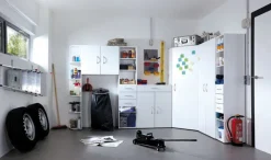 QUARTIER Eckschrank-Lösung MULTIRAUMKONZEPT 95 x 185 x 95 cm weiß