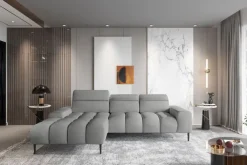 Ecksofa ARIEL hellgrau