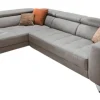 Ecksofa REEVE F 220 x 293 cm grey