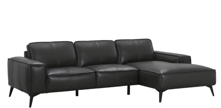 Ecksofa VANESSA grau-braun