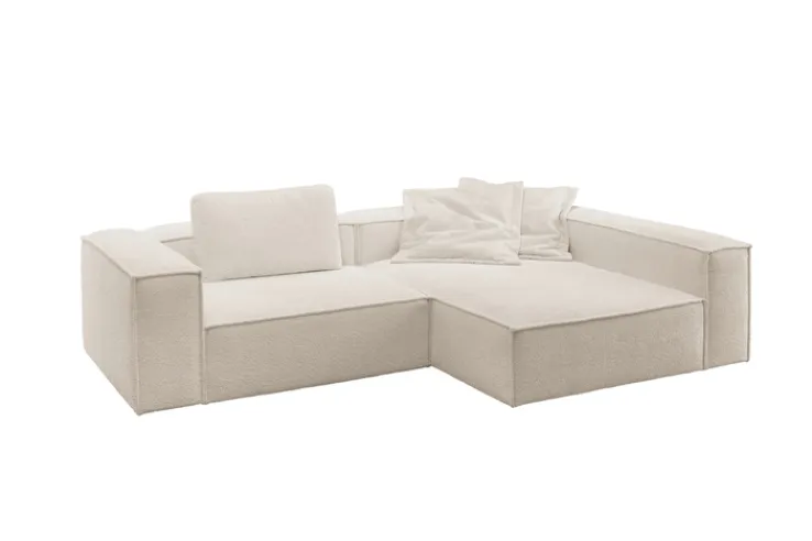 Ecksofa WATERTOWN 306 x 191 cm weiß