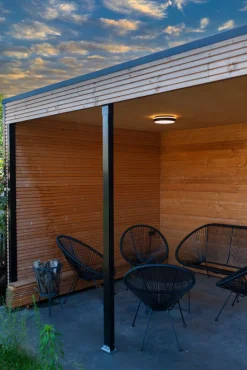 ECO-LIGHT LED Außenwandleuchte GOLETA anthrazit