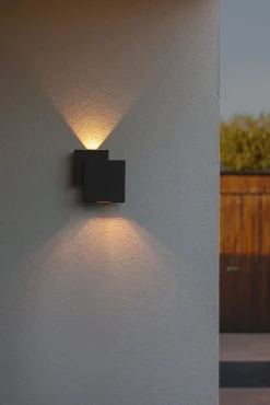 ECO-LIGHT LED Außenwandleuchte RIALTO schwarz