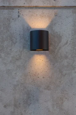 ECO-LIGHT LED Außenwandleuchte GEMINI BEAMS 11 cm schwarz