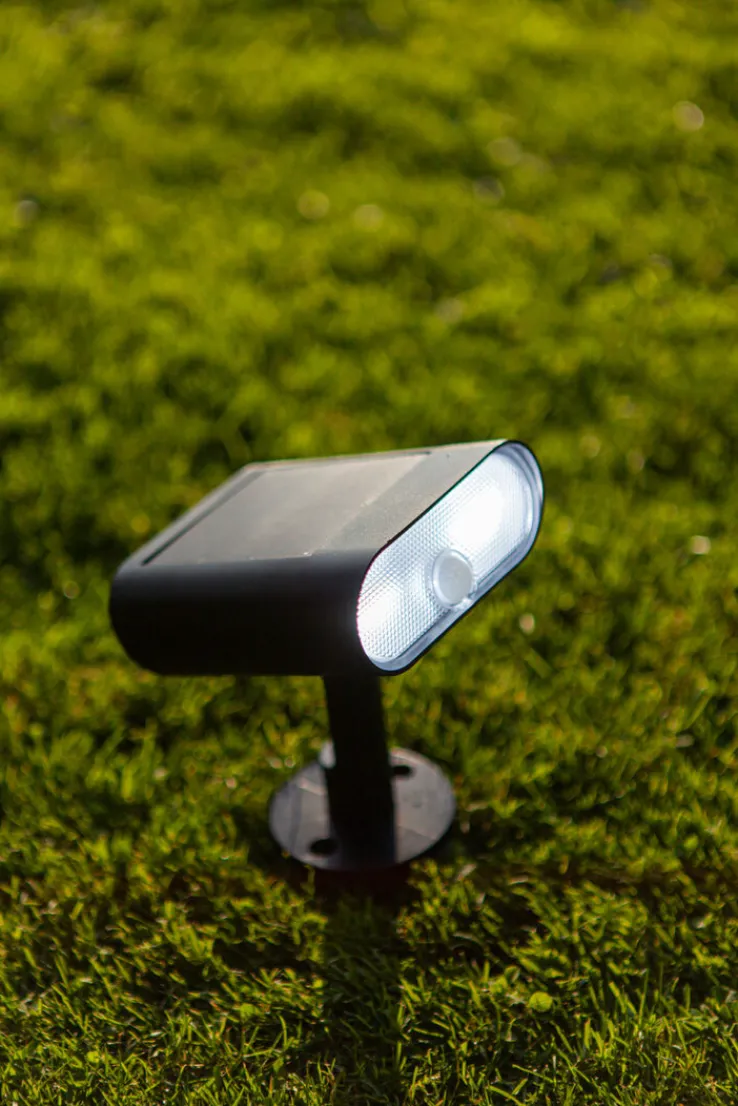 ECO-LIGHT LED Solar Außenstrahler GINBO schwarz