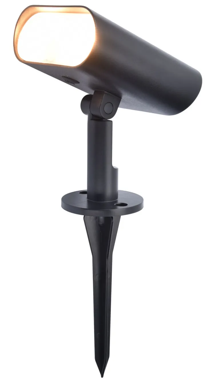 ECO-LIGHT LED Solar Außenstrahler GINBO schwarz