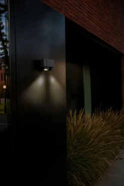 ECO-LIGHT Retrofit LED Außenwandleuchte CYPRES anthrazit