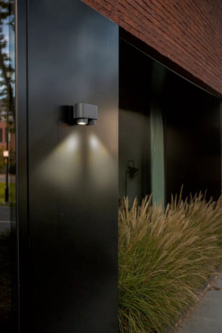 ECO-LIGHT Retrofit LED Außenwandleuchte CYPRES anthrazit