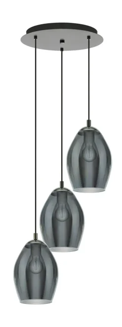 EGLO Retrofit Pendellampe ESTANYS grau