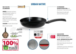 ELO mit Freude kochen! ELO Bratpfanne URBAN NATIVE 2-teilig schwarz