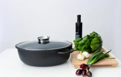 ELO mit Freude kochen! ELO Bräter ALUCAST 7 l Aluminiumguss schwarz