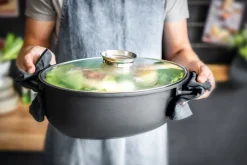 ELO mit Freude kochen! ELO Bräter ALUCAST 7 l Aluminiumguss schwarz