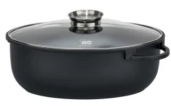 ELO mit Freude kochen! ELO Bräter ALUCAST 3-teilig Aluminiumguss schwarz