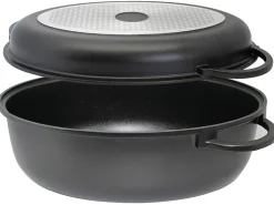 ELO mit Freude kochen! ELO Bräter ALUCAST 3-teilig Aluminiumguss schwarz