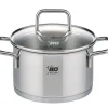 ELO mit Freude kochen! ELO Fleischtopf CITRIN 12 cm Metall Silber
