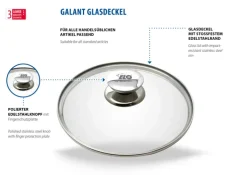 ELO mit Freude kochen! ELO Glasdeckel GALANT 16 cm
