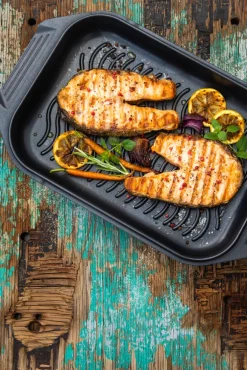 ELO mit Freude kochen! ELO Rechteckbräter KARREE 42x26 cm Aluguss schwarz