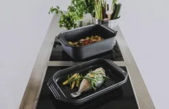 ELO mit Freude kochen! ELO Rechteckbräter KARREE 42x26 cm Aluguss schwarz