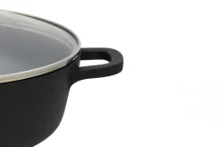 ELO mit Freude kochen! ELO Servierpfanne ALUCAST 28 cm rund schwarz
