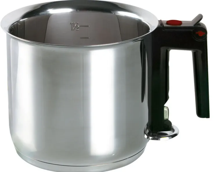 ELO mit Freude kochen! ELO Simmertopf 1500 ml Metall silber