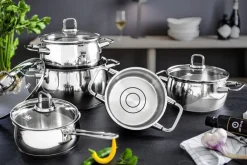 ELO mit Freude kochen! ELO Topfset STELLA NOVA 5-teilig Edelstahl