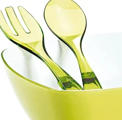 emsa Salatbesteck VIENNA 2 teilig Hellgrün transparent