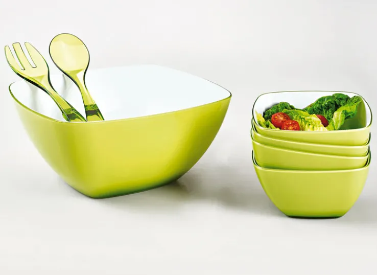 emsa Salatbesteck VIENNA 2 teilig Hellgrün transparent