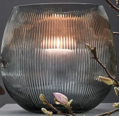 ENGELS KERZEN Windlicht EMMA schiefergrau