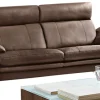 erpo Sofa 2-Sitzer LUCCA Lederbezug Moccabraun