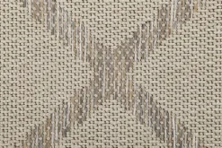 ESPRIT Outdoorteppich RHOMB 80 x 150 cm beige/grau